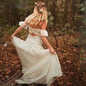 Custom wedding dress